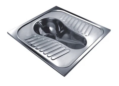 স্টেইনলেস স্টিল ডাব্লুসি স্কোয়াট টয়লেট প্যান